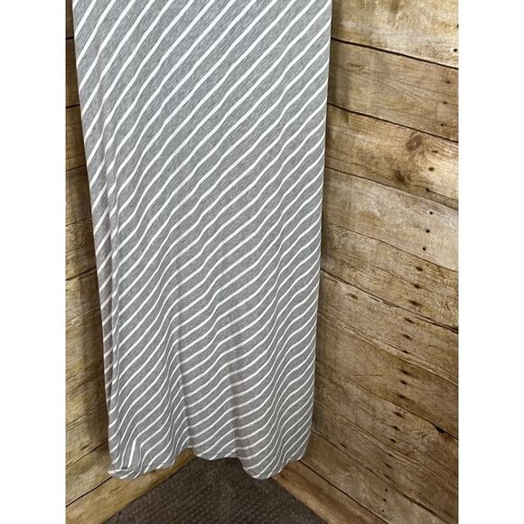 ATHLETA MAKAI ATHLEISURE CASUAL CLASSIC EVERYDAY WEAR STRETCH STRIPED MAXI DRESS - Picture 5 of 6